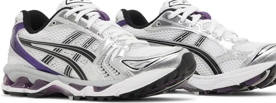 White 14 ASICS Gel-Kayano W Dark Grape 0623